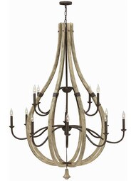 Middlefield Two-Tier 12-Light Chandelier